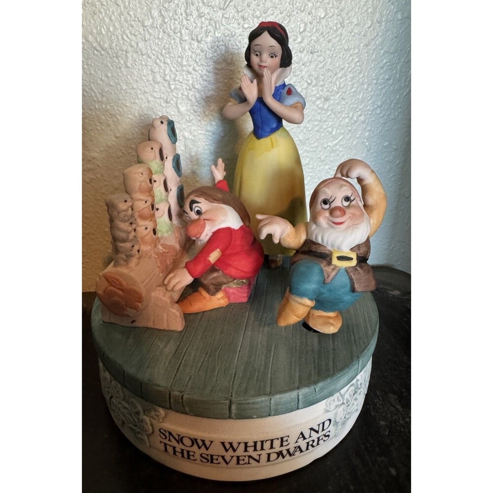 Disney Snow White & The Seven Dwarfs Musical Memories Music Box Limited Edition